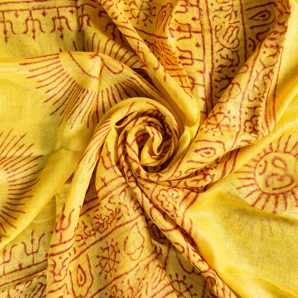(60cm×130cm)インド ヒンドゥー教の薄ラムナミスカーフの個別写真