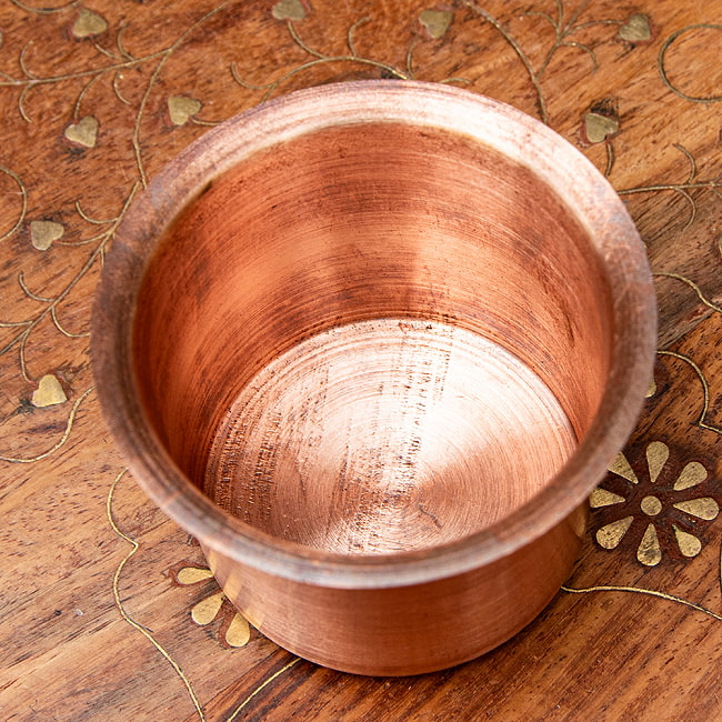 【祭壇用】銅製カップ　【直径：約7cm】 3 - 上から撮影しました
