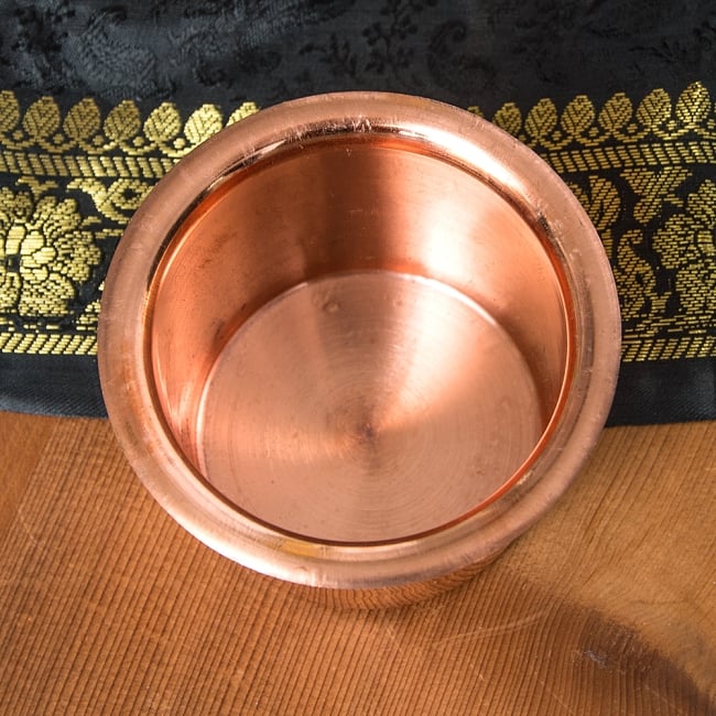 【祭壇用】銅製カップ　【直径：約6cm】 3 - 中はこのようになっています。
