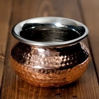 高級ハンディカダイ - インドの鍋【直径11cm】の商品写真