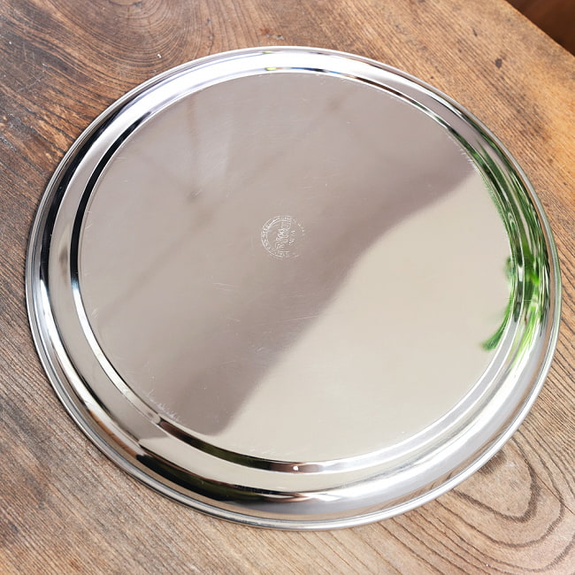 カレー大皿 [約28.5cm]-重ね収納ができるタイプ　ターリー 6 - 裏面です