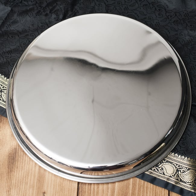 カレー大皿 [30.5cm]-重ね収納ができるタイプ 4 - 裏面もシンプルで潔い感じです。