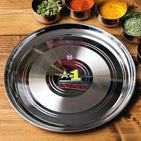 カレー大皿 No.12 [約28cm]-重ね収納ができるタイプの商品写真