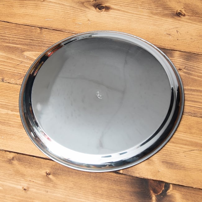 カレー大皿 No.13 [約30.5cm]-重ね収納ができるタイプ 4 - 裏面はスッキリシンプルです。