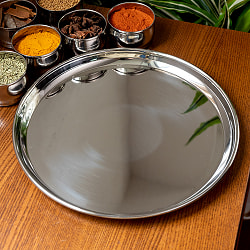 【ターリーセット】カレー大皿1枚とカレー小皿3枚セットの写真