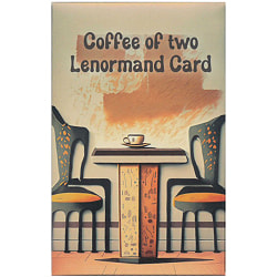 Coffee of two ルノルマンカード - Coffee of two Lenormand cardの商品写真