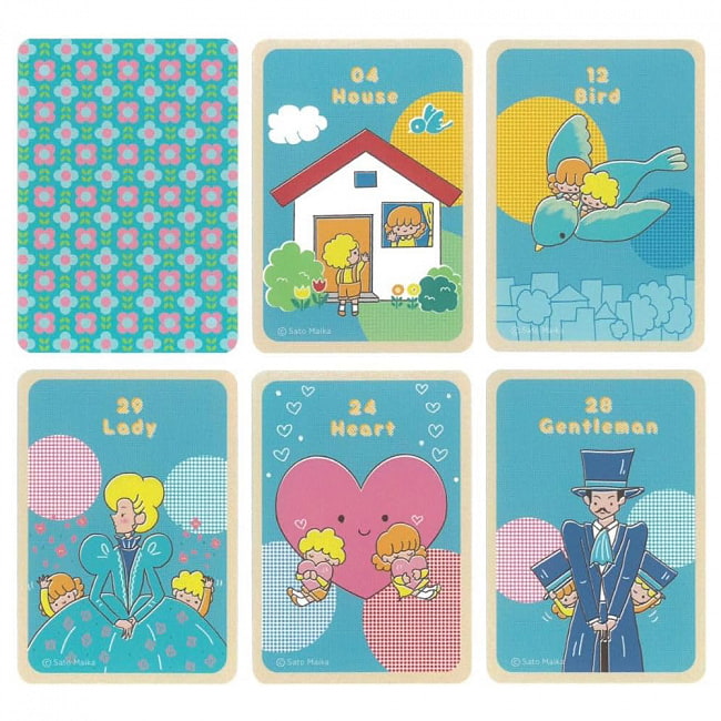 にっこりルノルマンカード - smiling lenormand card 3 - 素敵なカードです、あなたはなにを問いますか？