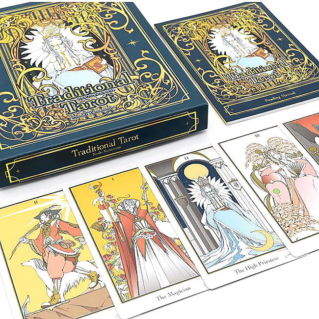 トラディショナルタロット - traditional tarot 2 - 開けて見ました。素敵なカード達です