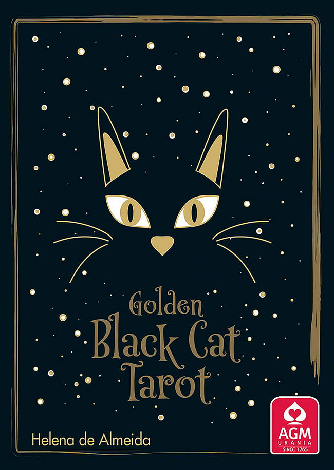 金の黒猫タロット - gold black cat tarotの写真オラクルカード,占い,カード占い,タロット