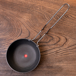 タルカパン - 黒 ノンスティック【直径約11.5cm】インド料理でスパイスをテンパリングする調理器具の商品写真