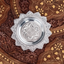 タイのお供え入れ 飾り皿 - 直径：約10.5cmの商品写真