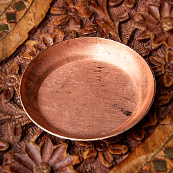 ディヤ Diya - ネパールの銅製 オイルランプ/小皿 直径5.5cmの商品写真