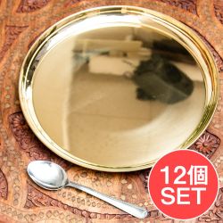 【12個セット】【祭壇用】金色のターリー - 直径：約30.5cmの商品写真