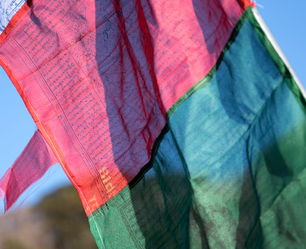 大人も着やすいシンプルファッション タルチョー 五色旗 ルンタ チベット マニ旗 アジア 布 インド ファブリック エスニック 