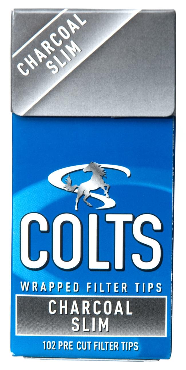 手巻きタバコ用 コルツ (COLTS) スリムチャコールフィルター 10箱