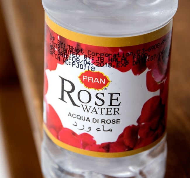 [PRAN]ROSE WATER - ローズ・ウオーター - 300ml 2 - ラベルを拡大しました