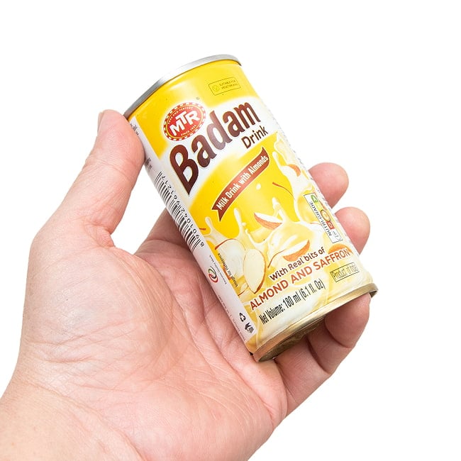 バダム ミルク ドリンク - Badam Drink 缶 180ml 凹みあり！ 2 - 飲みきりサイズです。