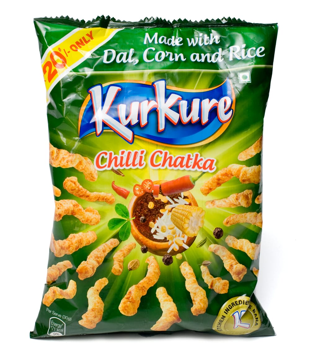 インドのスナック Kurkure Red Chilli Chakta味 の通販 Tirakita Com