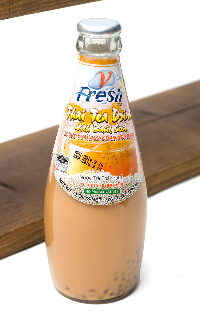 バジルシードドリンク 瓶 タイミルクティー味 V Fresh の通販 Tirakita Com