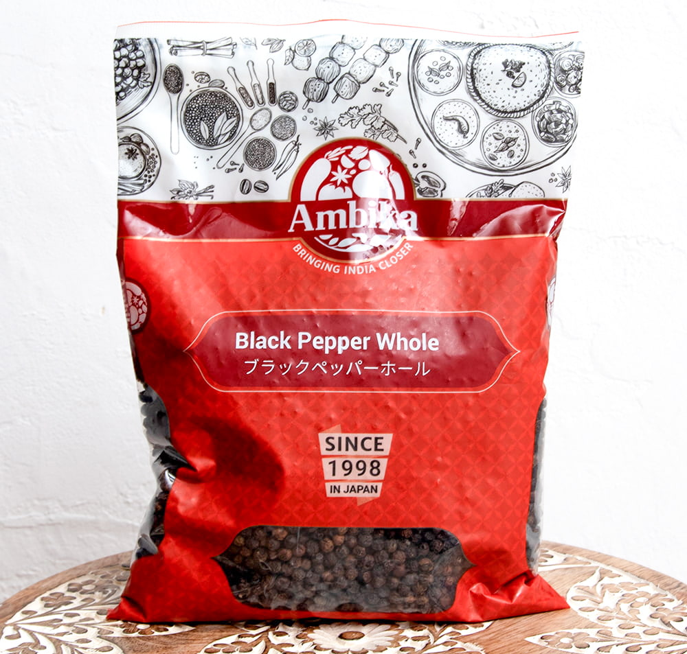 ブラックペッパーホール　Black　Pepper　Whole【500g　袋入り】　の通販