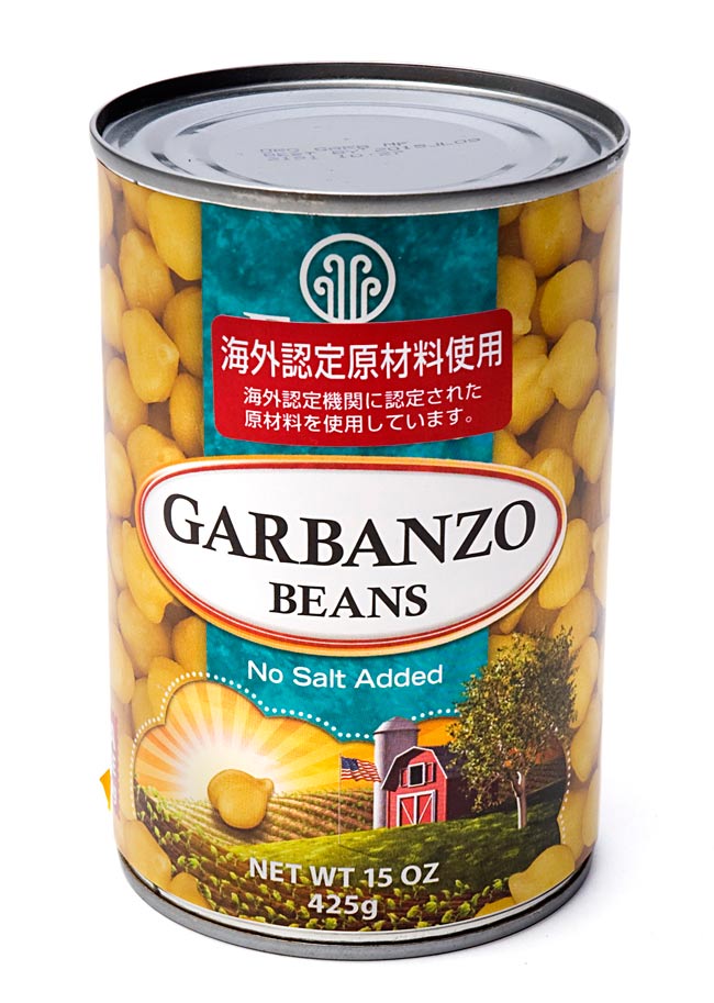 Beans　アリサン　の通販　オーガニック】ひよこ豆　Garbanzo　缶詰　【425g】