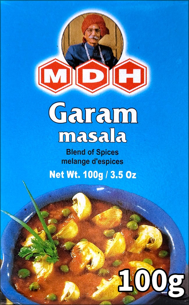 【MDH】　ガラムマサラ　スパイス　ミックス　100ｇ　小サイズ　の通販