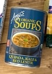 ローファット キヌア ケール レンティル スープ 缶詰 - Quinoa Kale Lentil Soup 【Aｍｙ’s Kitchen】