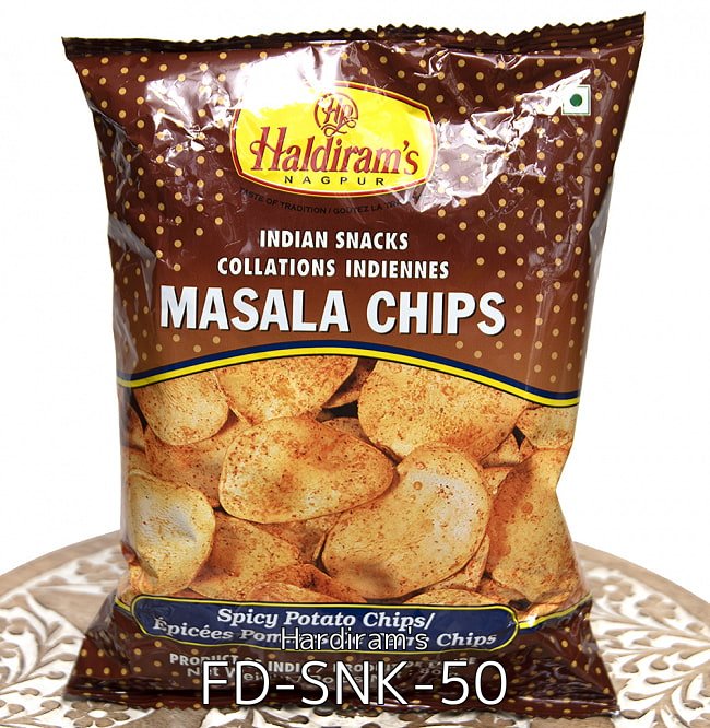 6個セット】インドのお菓子 極厚ポテトチップス - MASALA CHIPS 80g