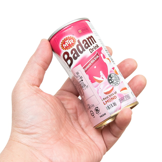 バダム ミルク ドリンク ローズ- Badam Drink roze 缶 180ml 凹みあり！ 3 - めっちゃ凹んでます！