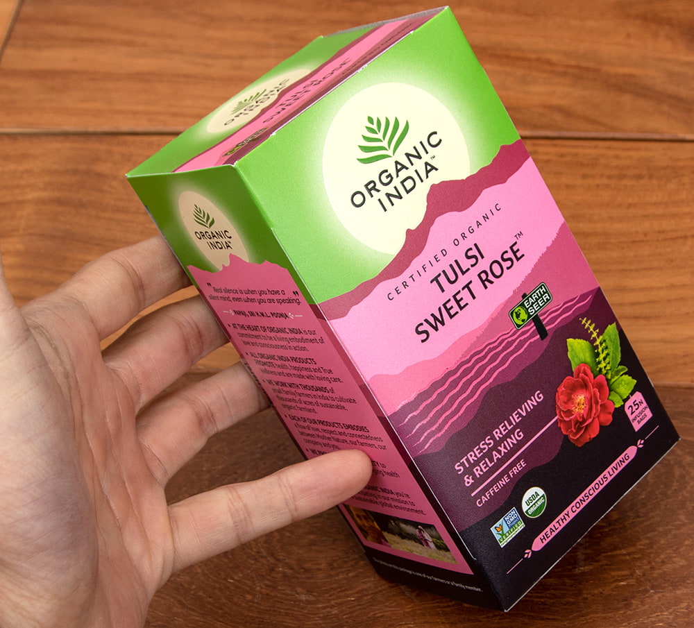 トゥルシーティ　 スイートローズ SWEET ROSE(25包) 【Organic India】