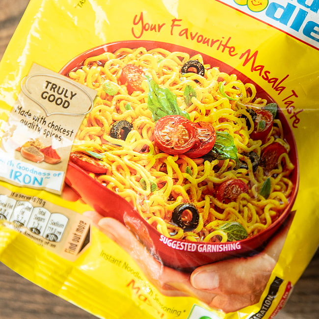 インドの屋台ヌードル マサラ味 インスタント 2人前 Maggi 3 - 調理例