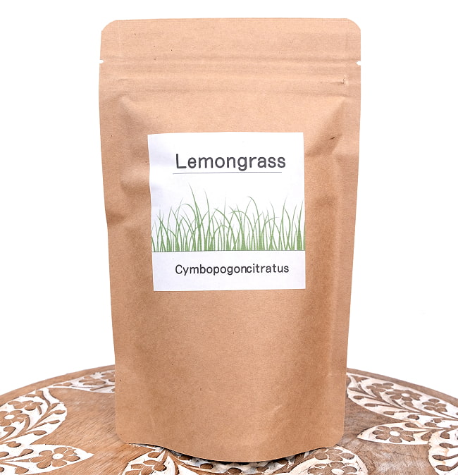 レモングラス ハーブティー Lemongrass Herb Tea 30g【石垣島アーユルヴェーダ農園 もだま工房】の写真ハーブ,ハーブティー,アーユルヴェーダ、アーユルヴェーダのお茶、インドのハーブティ