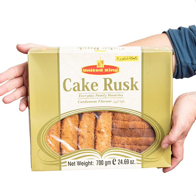 【United King】パキスタンのラスク Cake Rusk カルダモン 大入り700g 2 - でっかいパッケージに入っています。