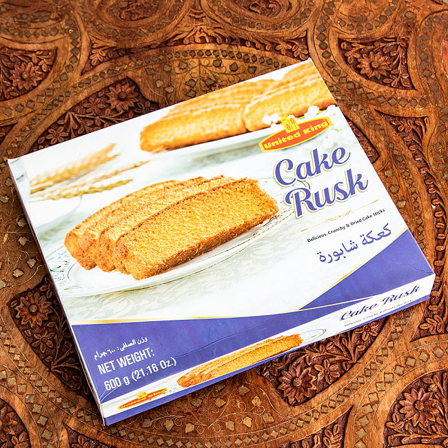 【United King】パキスタンのラスク Cake Rusk 大入り600gの写真クッキー,ビスケット,スナック,パーティ,チャイ,ティータイム