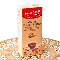 【WAGH BAKRI】ジンジャー フレーバー ティー ティーバッグ Ginger Flavour Tea Bags(FD-SPS-122)