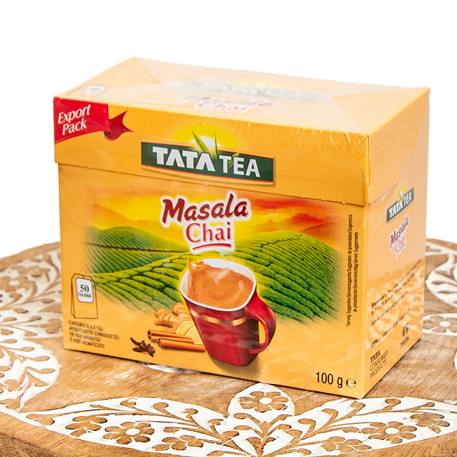 マサラチャイ TATA TEA MASALA ティーバッグ50包の写真インドのお茶,インド,チャイ用,茶葉,CTC,茶