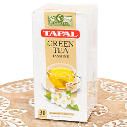 パキスタンのお茶 TAPAL GREEN TEA JASMINE ティーバッグ30パックの商品写真