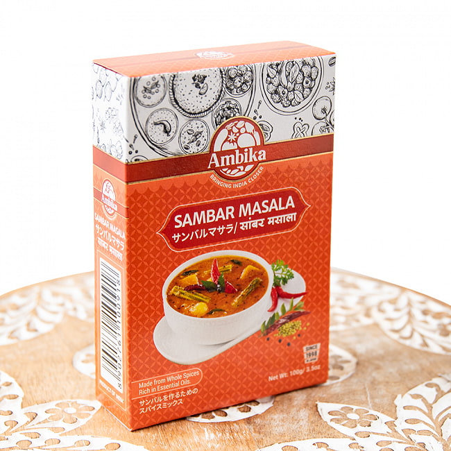 サンバル マサラ SAMBAR MASALA 100ｇ【AMBIKA】 3 - 写真