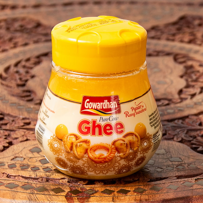 Pure Cow Ghee ギー 200ｍｌ【Gowardhan】の写真Ghee,ギー,バター,国産,ギーバター,ギーオイル,アーユルヴェーダ,万能オイル