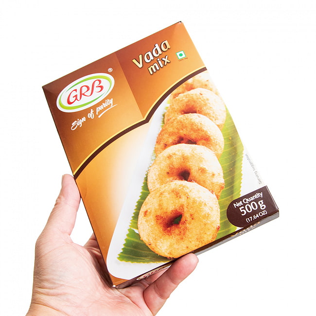 南インドの軽食 ワダの素 500g Vada Mix【GRB】 4 - これくらいのサイズ感です。