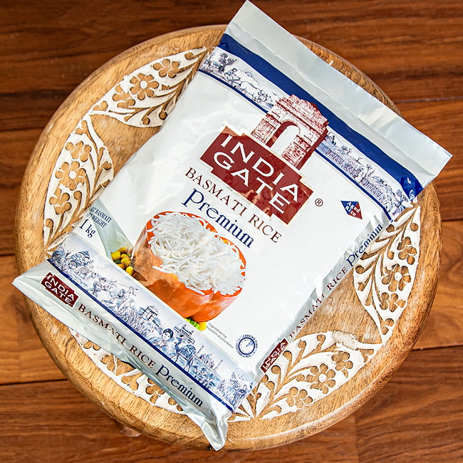 インド産 バスマティライス INDIA GATE BASMATI RICE PREMIUM【1Kg】の写真,インド料理,インド,パキスタン,ライス,バスマティ