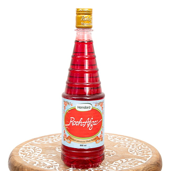 【Hamdard】ルーアフザ Roohafza インド・パキスタンの伝統シロップ 800mlの写真ローズシロップ,ローズミルク,インド,ローズドリンク