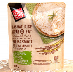 【送料無料・15個セット】バスマティライス レトルト 150g 一人前 - BASMATI RICE HEAT&EAT【KITCHEN88】[２個までメール便OK]の商品写真