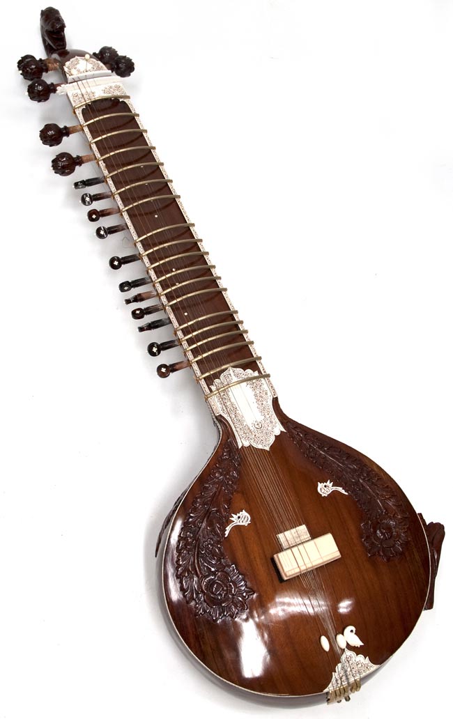 ④ HIREN ROY ＆ SONS ヒレン ロイ インド 民族楽器 sitar シタール 弦楽器 2606082211 - 楽器、器材