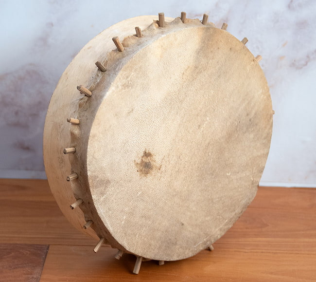 ネパールの民族打楽器 ダンプ タマン ドラム Damphu-Tamang-Drum 26cm の写真太鼓,ドラム,ネパール,ネパール 打楽器,打楽器,民族楽器