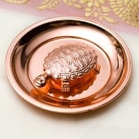 インド風水のプレート（kachwa plate） - 銅の商品写真