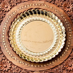 【約14.5cm】インドの礼拝皿 プージャターリー シンプルの商品写真