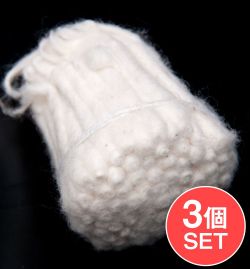 【3セット】コットンの灯心[約80本 5cm]