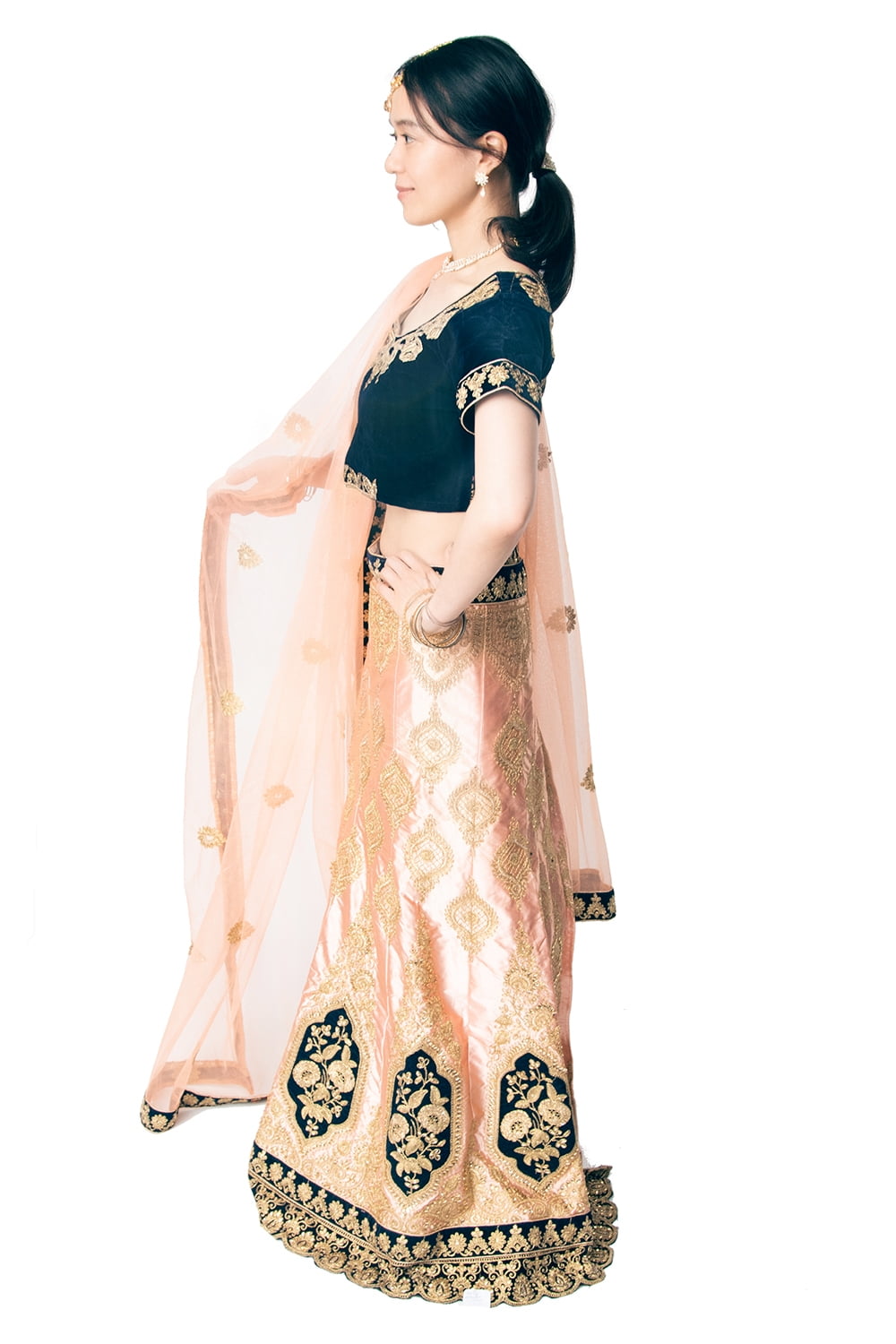 素敵な インドの民族衣装レヘンガ サリー 大陸 その他 - rekreativo 