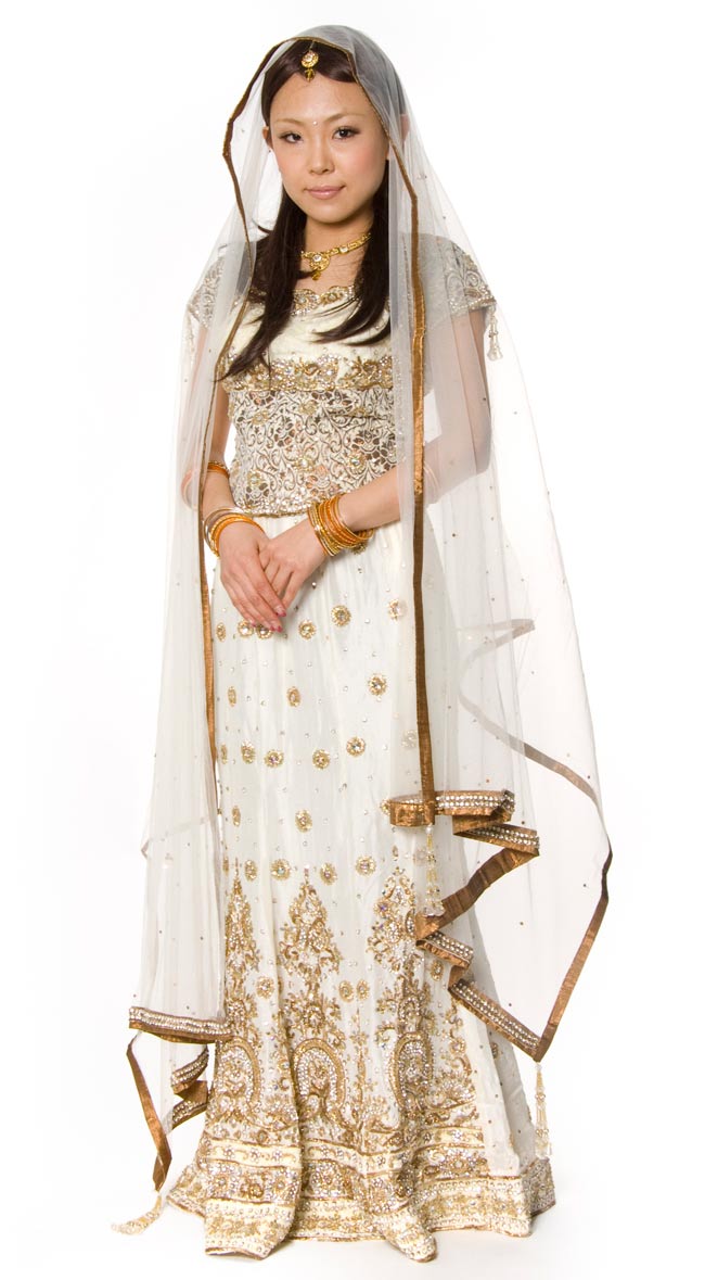 【No.310】インド　ネパール　民族衣装　婚礼用　ウェディングドレス　レヘンガ二次会